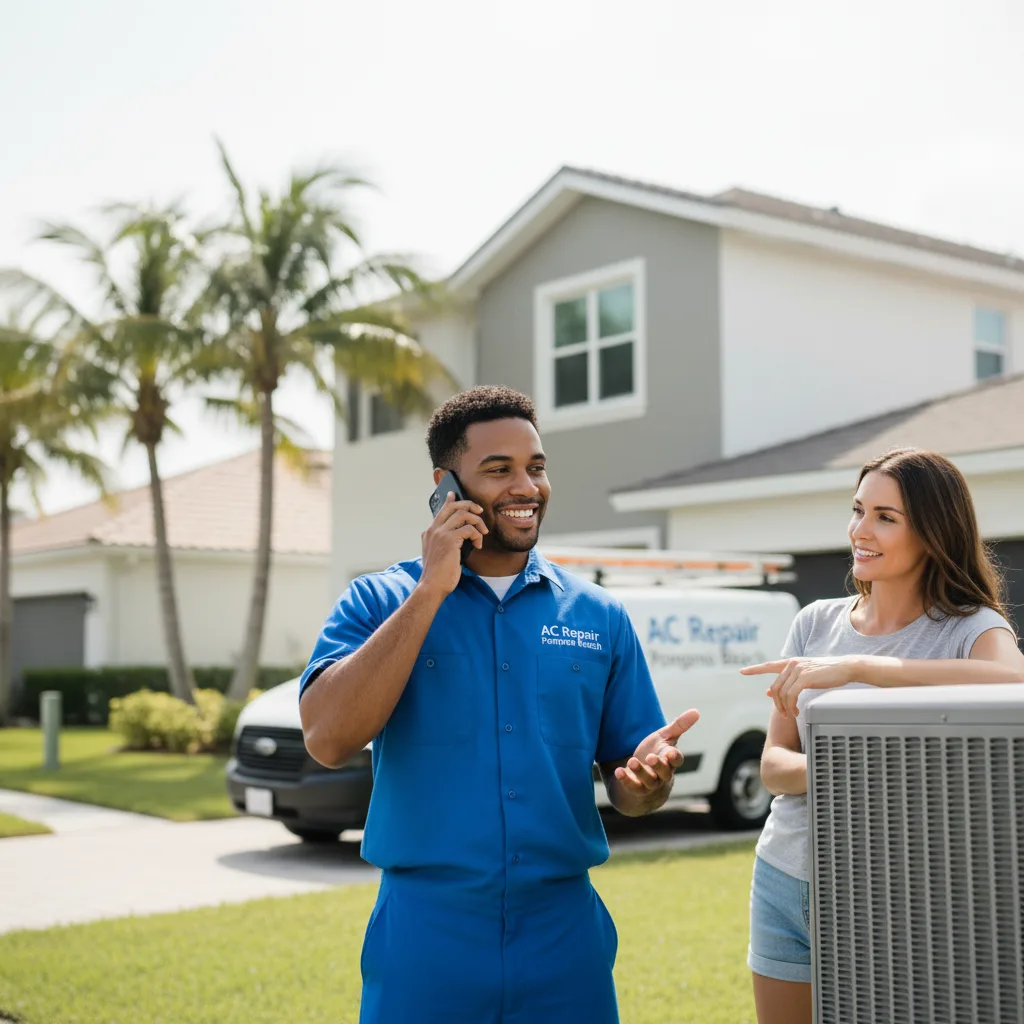AC Repair Pompano Beach customer support in Shacklefords